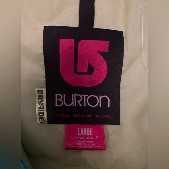 BURTON TWEEN KIDS GREEN SNOWBOARDING JACKET ⛷️ - Picture 12 of 13